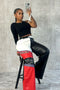 Cool Kids Faux Leather Pants bottom EDGE Small